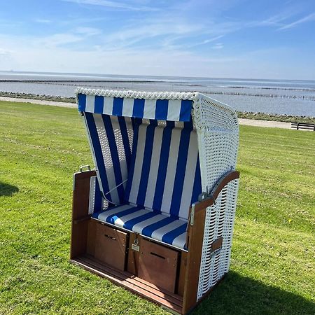 Fewo Schroeder - Bude 63A - Mit Strandkorb Am Meer - Inklusive Bettwaesche Und Handtuecher Westerdeichstrich Екстер'єр фото